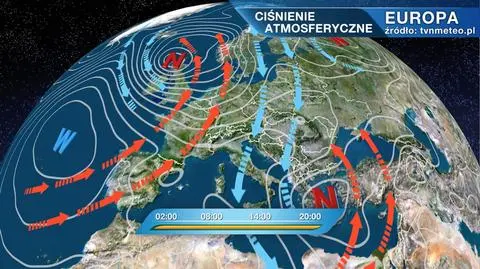 Ciśnienie atmosferyczne w Europie