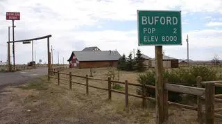Wjazd do Buford w stanie Wyoming