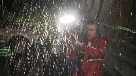 Atak deszczu na norweską wyspę