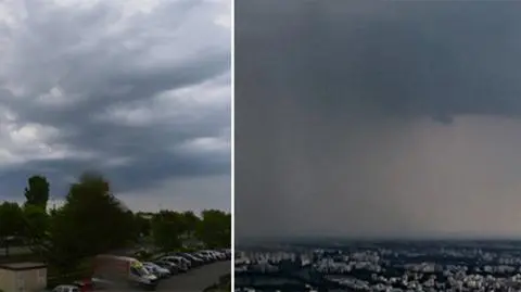 Na niebie we wtorek pojawiały się burze