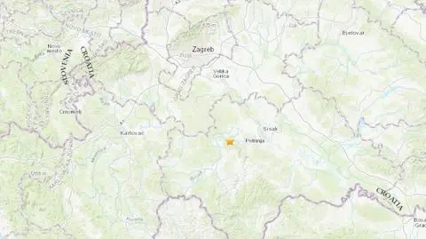 Trzęsienie ziemi w Chorwacji. Wstrząsy odczuwalne były w stolicy