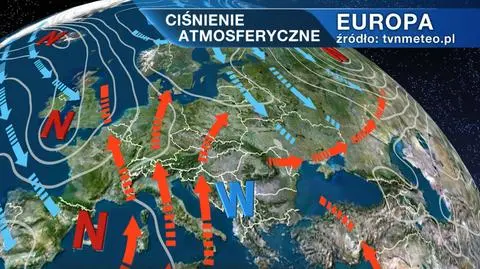 Ciśnienie atmosferyczne nad Europą