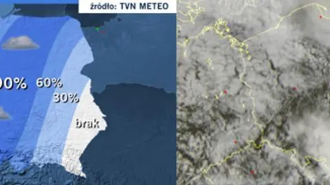 Gwałtowne burze przechodzą nad Polską