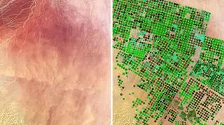 Po lewej zdjęcie wykonane w 1987 roku, po prawej w 2012