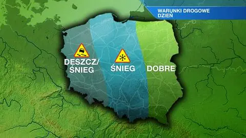 Ślisko będzie w centrum i na zachodzie kraju