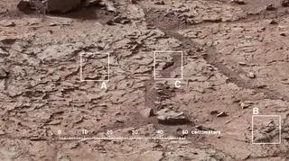 Okolica, w której ma wiercić Curiosity