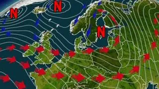 Ciśnienie najpierw w dół, potem w górę. Napłynie ciepło znad Atlantyku