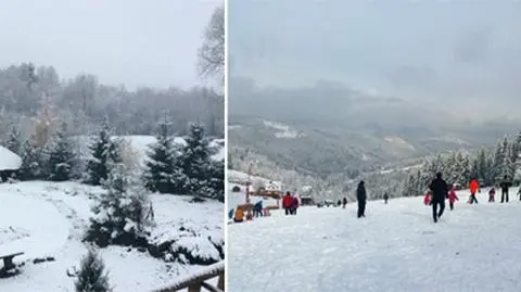 Miejscami w Polsce zrobiło się biało. Reporterzy 24 na tropie śniegu