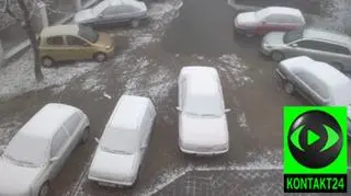 Śnieżnie zrobiło się na Skawińskim podwórku