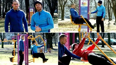 Ćwiczyć można wszędzie - np. w osiedlowym parku sportowym