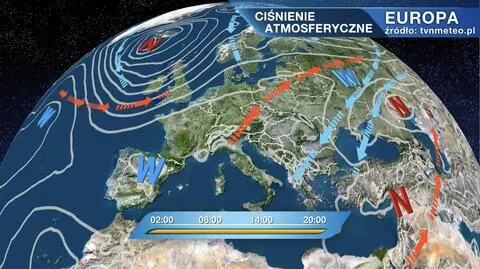 Ciśnienie atmosferyczne nad Europą
