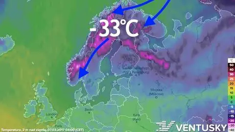 Powrót siarczystego mrozu do Europy