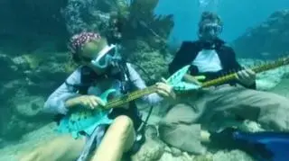 Muzyczny festiwal podwodny odbył się w sobotę na Florydzie