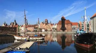 Widok na gdańską starówkę