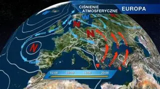 Sytuacja nad Europą