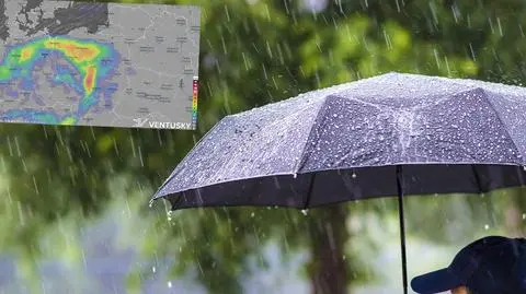 Wystąpią opady deszczu i burze