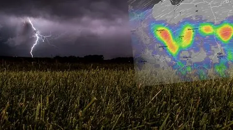 Burze, deszcz i silny wiatr. Dalszy ciąg majówki nie zachwyca