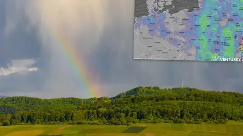 Przelotnie popada