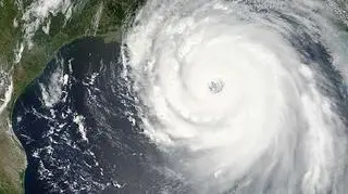 Zdjęcie huraganu Katrina. 28 sierpnia 2005 roku 