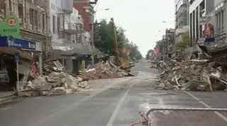 Zniszczenia w mieście Chirstchurch