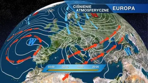 Sytuacja baryczna nad Europą