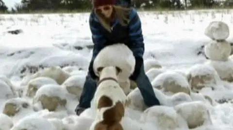 Setki lodowych kul na brzegach jeziora Michigan. "Byłam zdumiona"