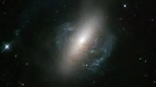 Zderzenie dwóch galaktyk (NASA)