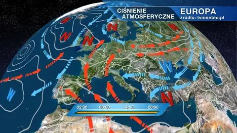 Do Polski napływa gorące powietrze z zachodu