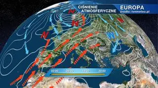 Ciśnienie atmosferyczne w Europie