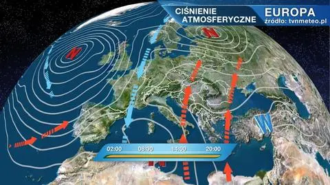 Ciśnienie atmosferyczne w Europie