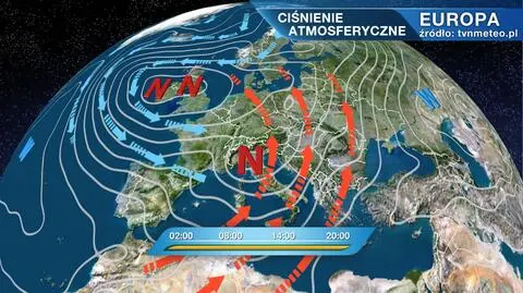 Ciśnienie atmosferyczne nad Europą