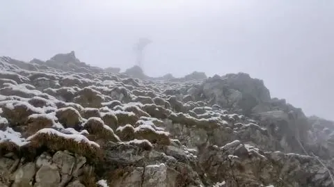 Trudne warunki w górach