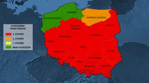 Ostrzeżenia przed upałem