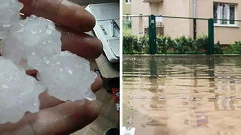 W poniedziałek grzmiało i wystąpiły gradobicia