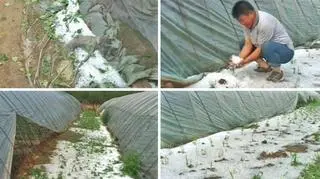 Gradobicie w Chinach