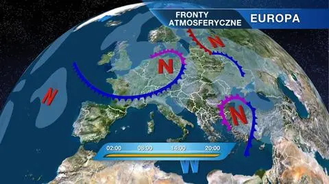 Sytuacja baryczna nad Europą
