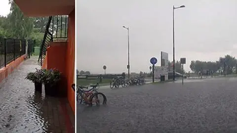 "Ściana deszczu" we Władysławowie. Wasze relacje z burzowego piątku