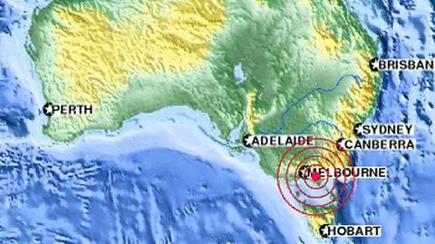 Niezwykłe wstrząsy w południowej Australii