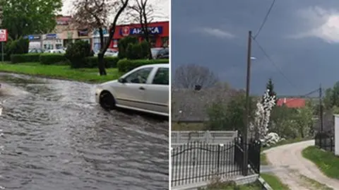 Burzowo na południowym wschodzie Polski