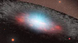 Artystyczne wyobrażenie czarnej dziury