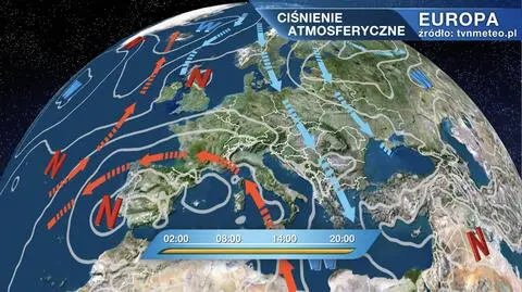 Ciśnienie atmosferyczne w Europie
