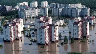 Powódź Tysiąclecia na osiedlu Kozanów we Wrocławiu