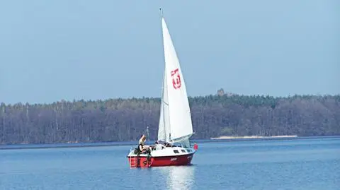 Dobre warunki żeglarskie na Mazurach
