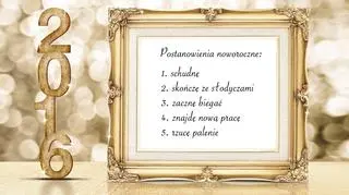 A Ty jakie masz postnowienia noworoczne?