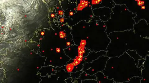 Grzmi na Śląsku i Ziemi Łódzkiej. Możliwy grad