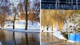 Tak wygląda zima nad Łyną