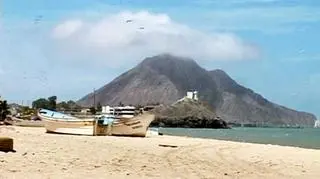 Wybrzeże stanu Baja California, na którym doszło do wypadku