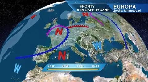 Fronty atmosferyczne nad Polską