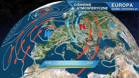 Ciśnienie atmosferyczne nad Europą