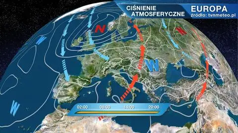 Ciśnienie atmosferyczne w Europie